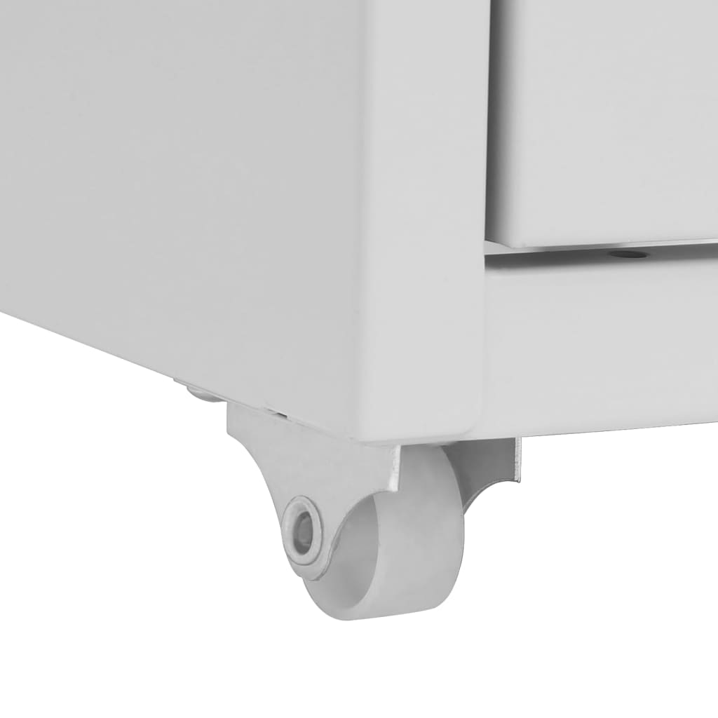 Mobile File Cabinet 28X41X109 Cm Metal