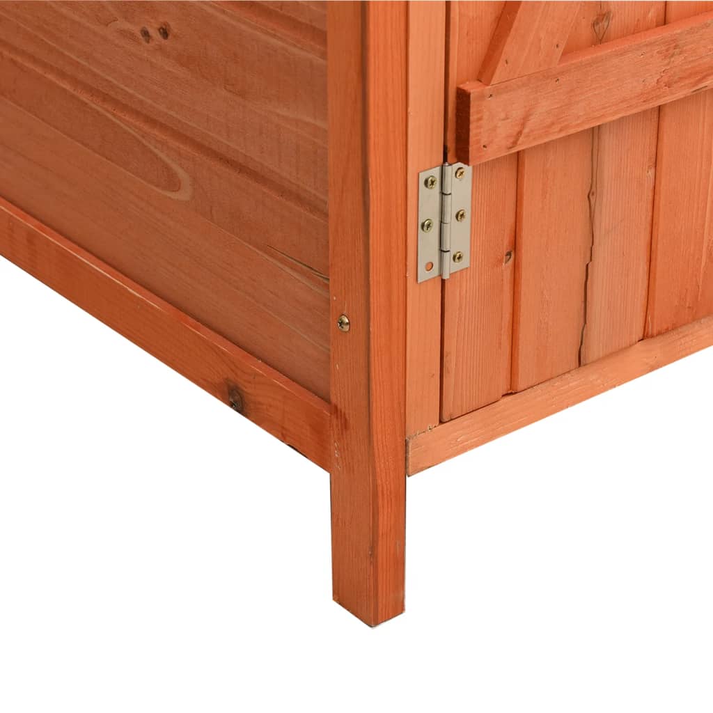Garden Tool Shed 136X75X160 Cm Solid Firwood