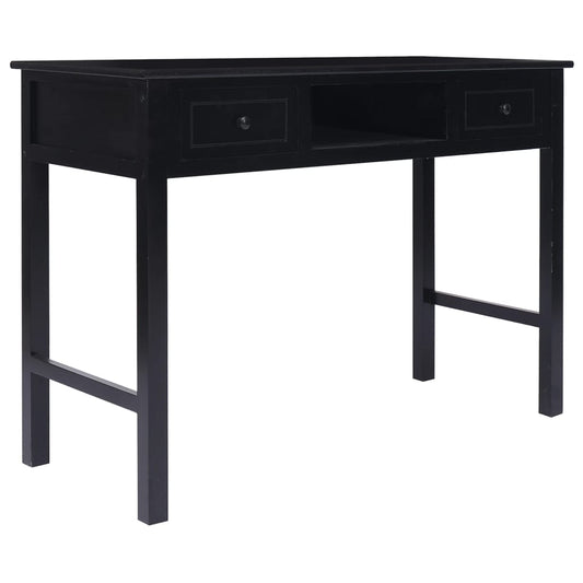 Writing Desk 108X45X76 Cm Solid Wood Paulownia
