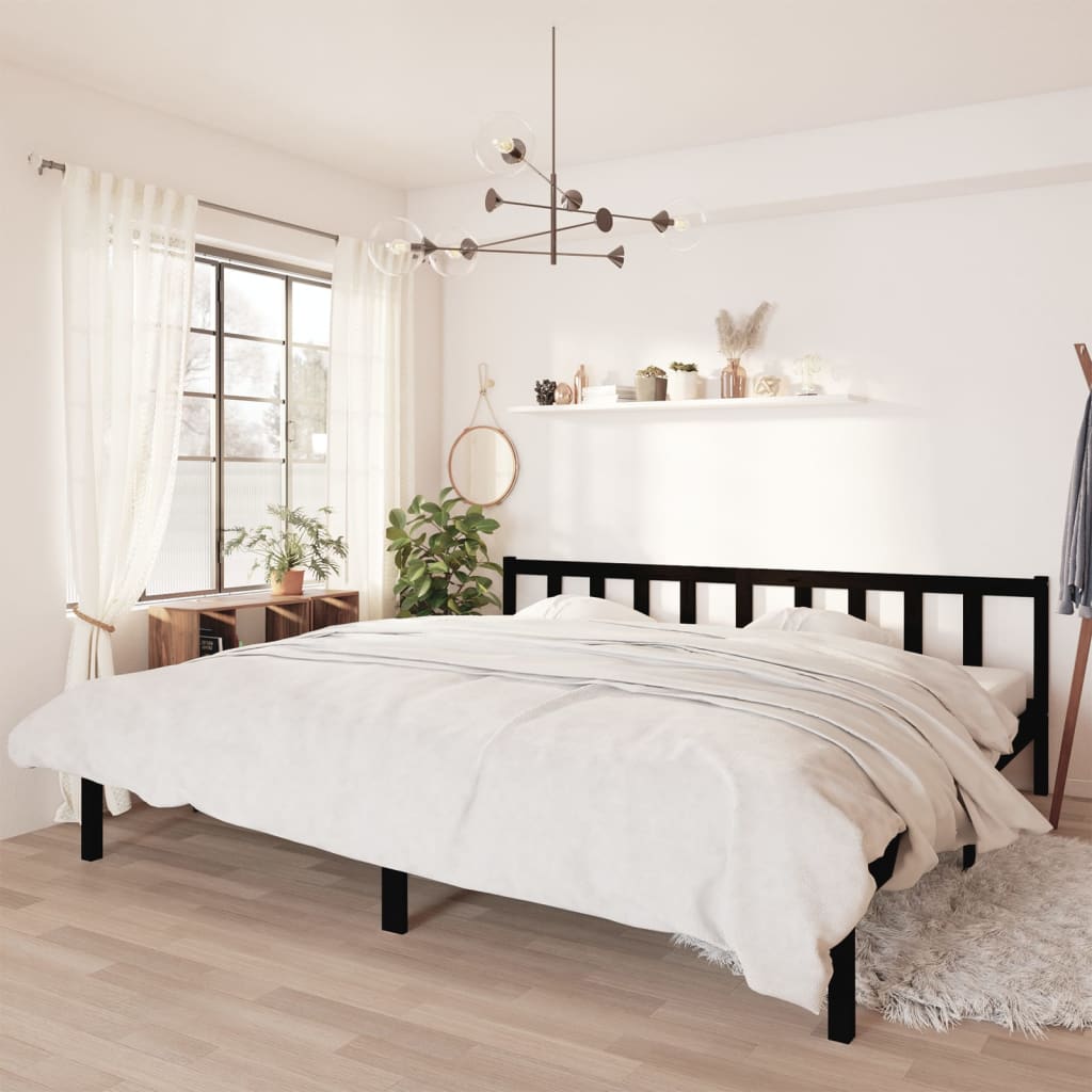 810077  Bed Frame Without Mattress Solid Wood