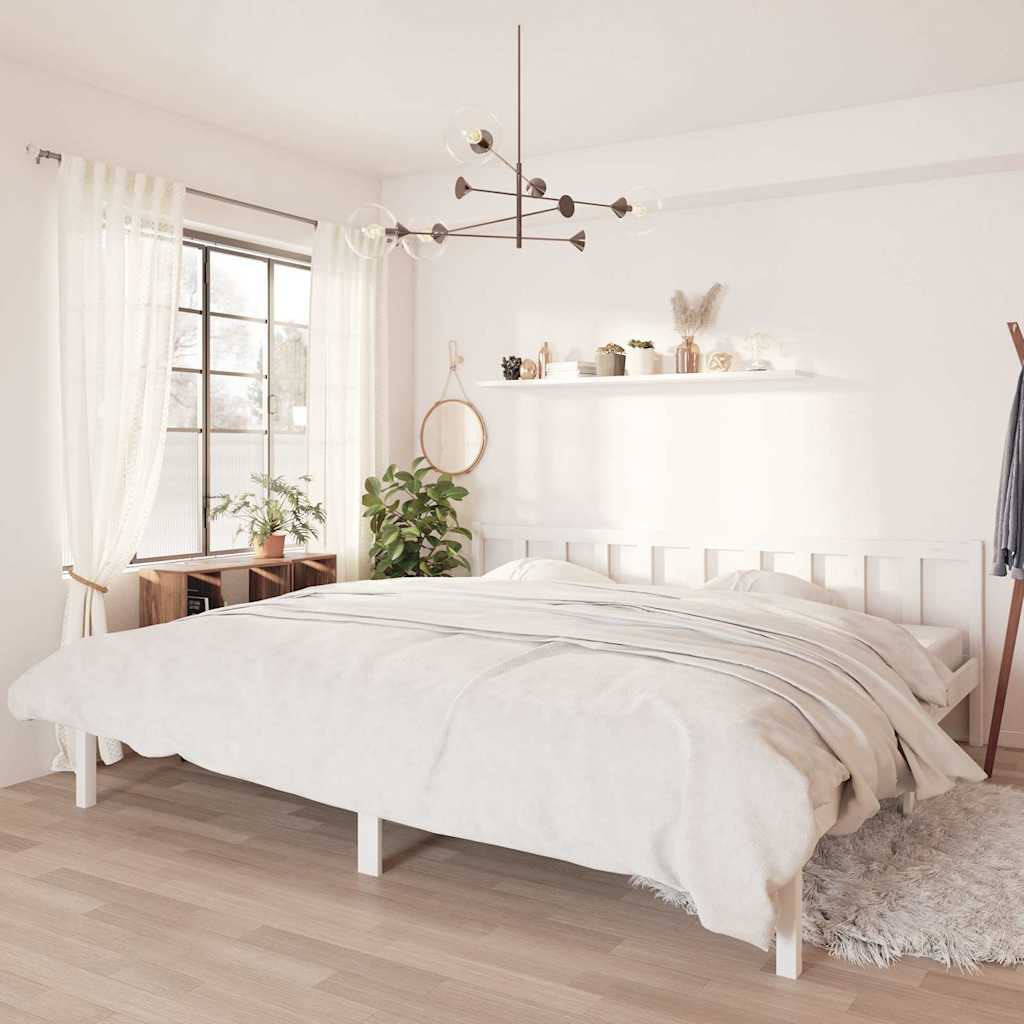 810077  Bed Frame Without Mattress Solid Wood