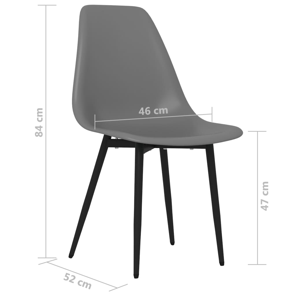 Dining Chairs 6 Pcs Pp