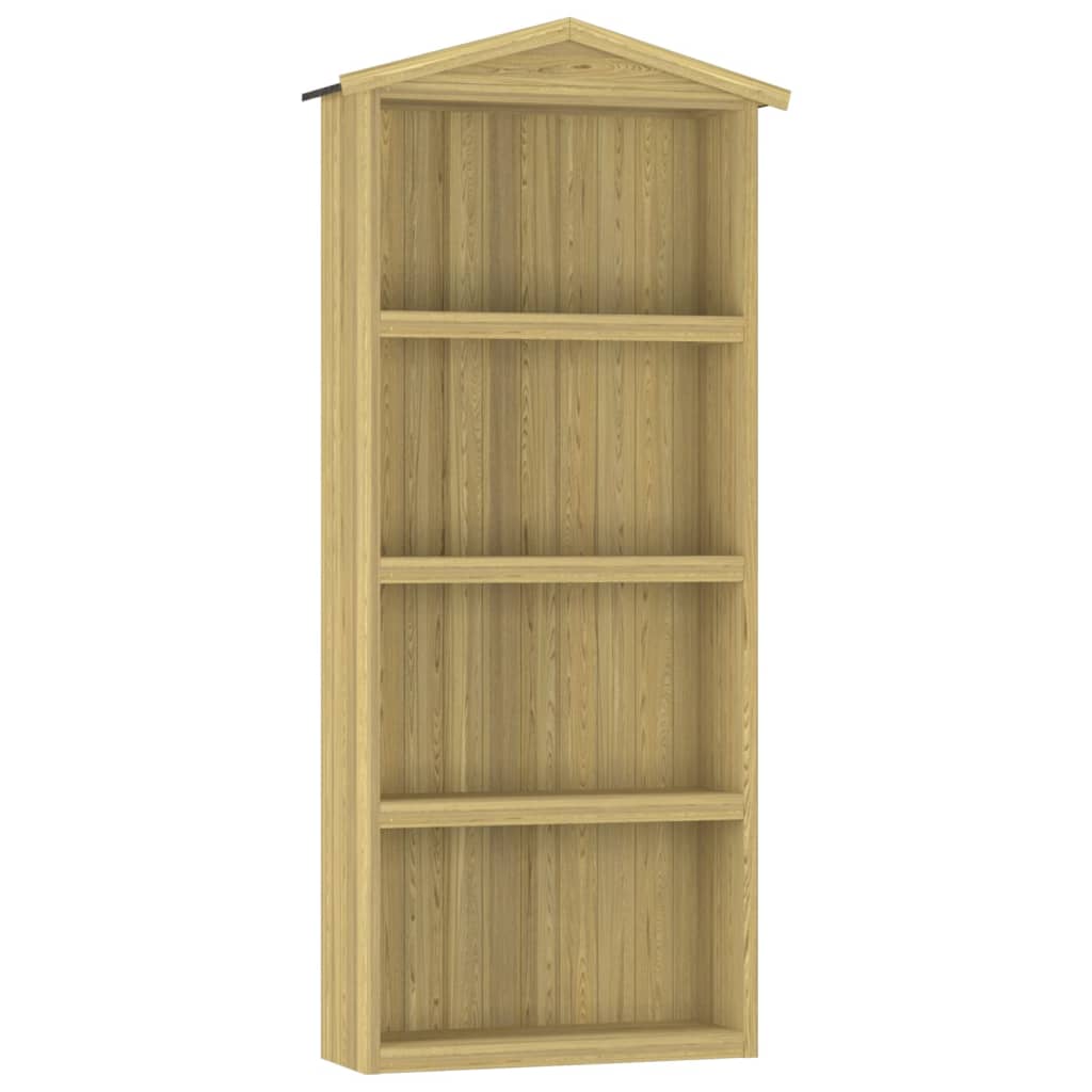 Garden Tool Shed 80X33X222 Cm Impregnated Pinewood
