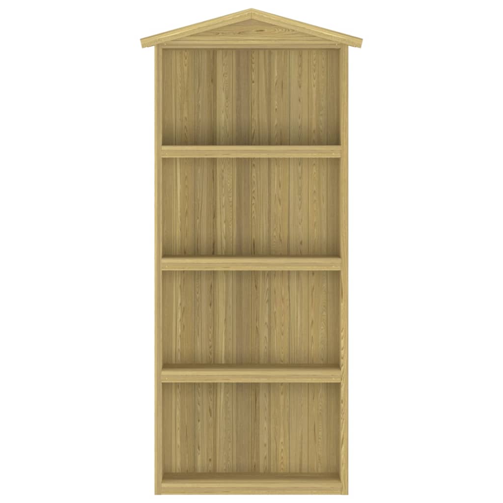 Garden Tool Shed 80X33X222 Cm Impregnated Pinewood