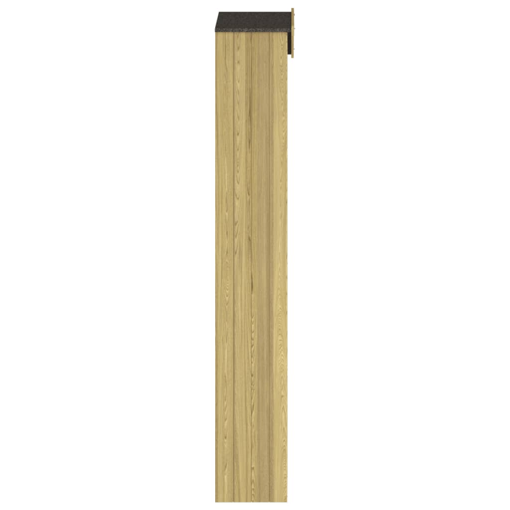 Garden Tool Shed 80X33X222 Cm Impregnated Pinewood