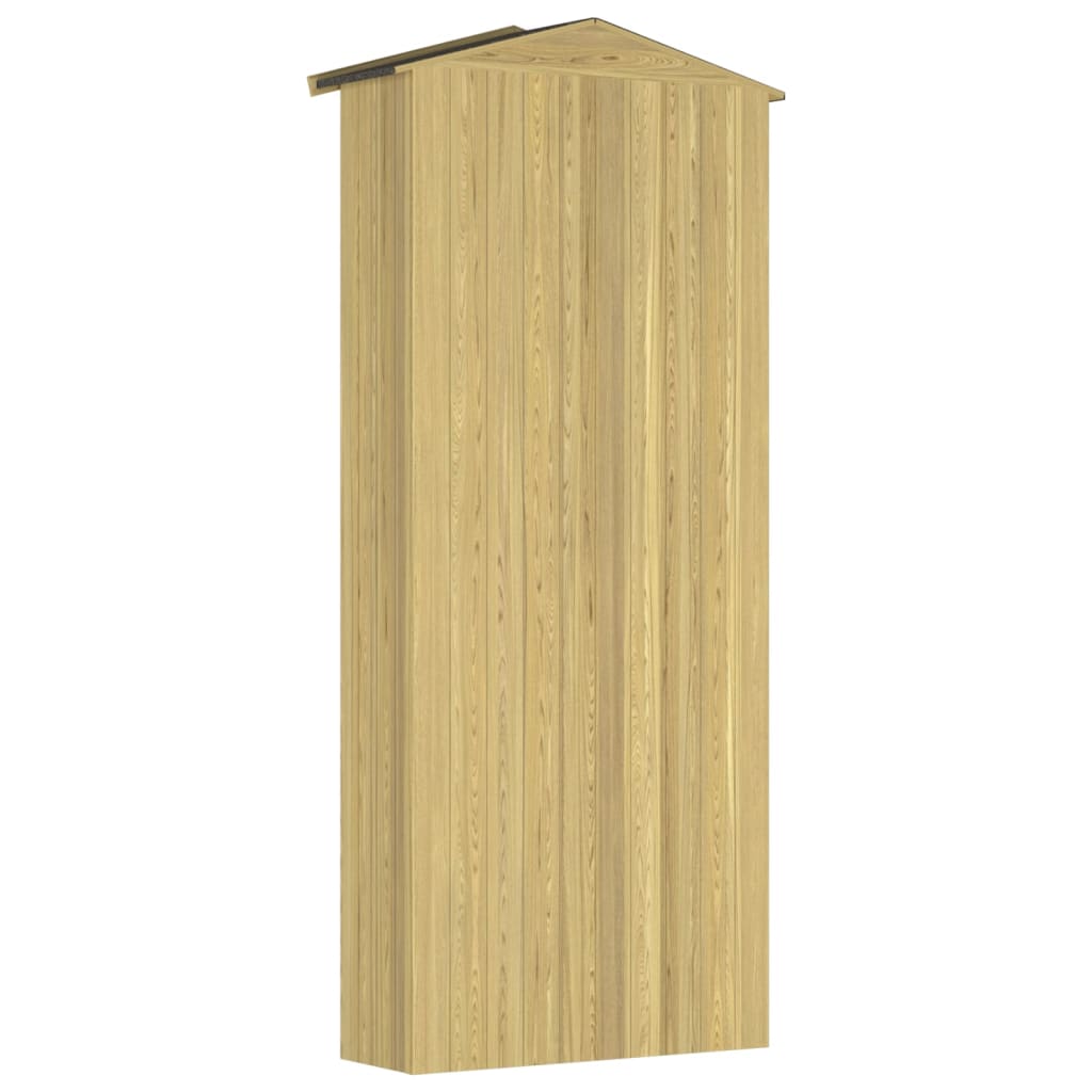 Garden Tool Shed 80X33X222 Cm Impregnated Pinewood