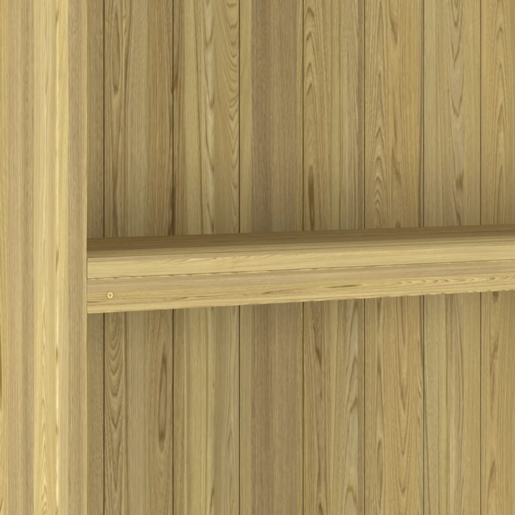 Garden Tool Shed 80X33X222 Cm Impregnated Pinewood