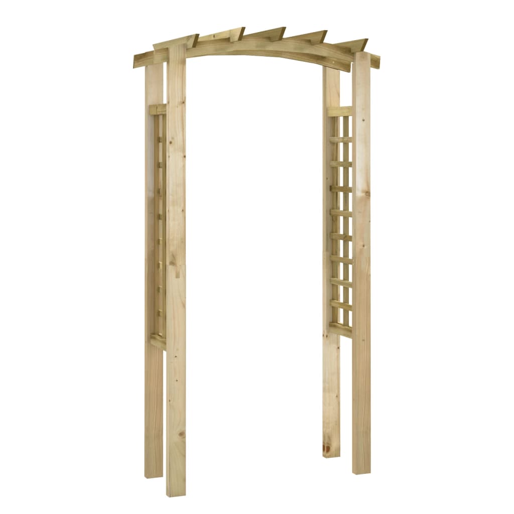 Trellis Arch 110X60X210 Cm Impregnated Solid Wood Pine