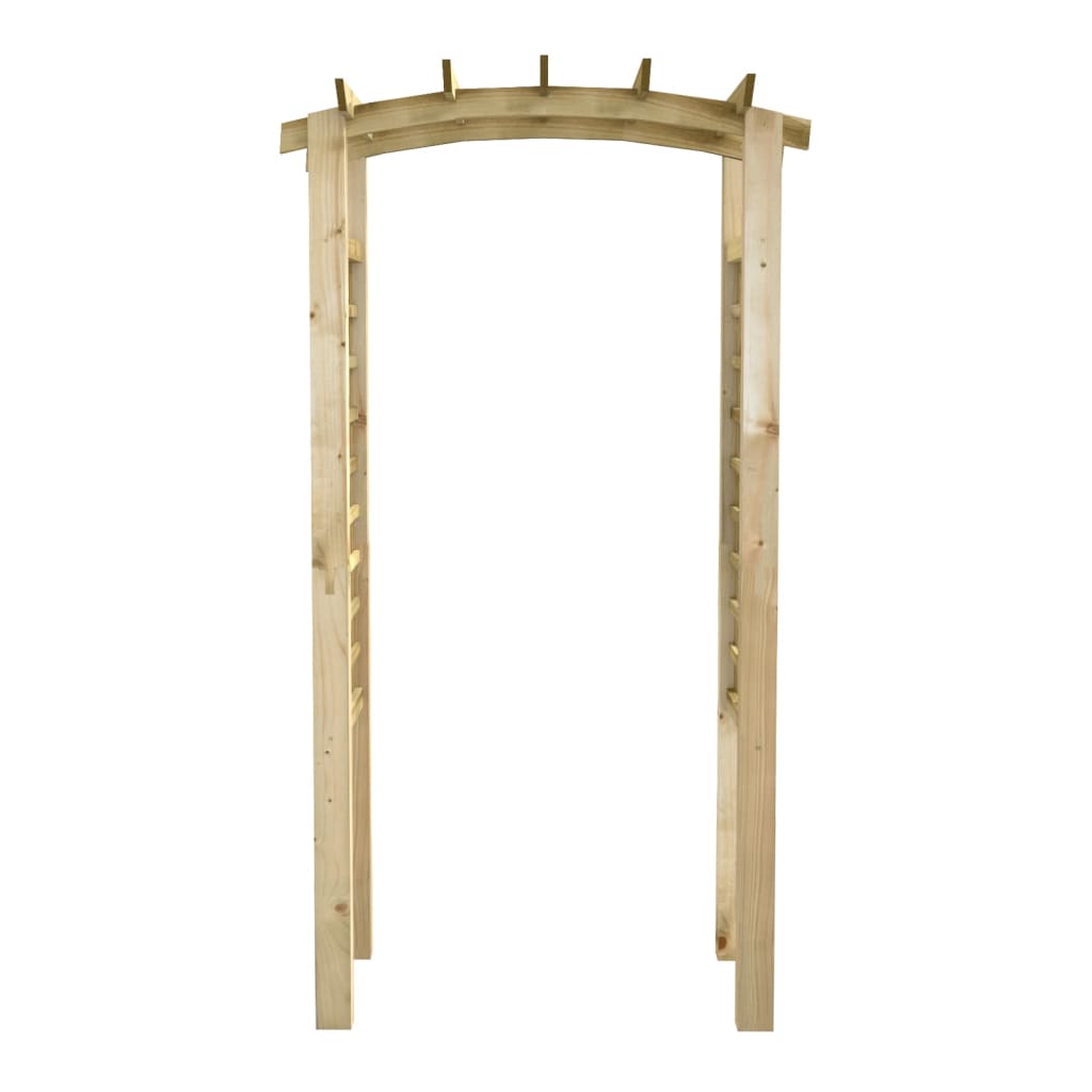 Trellis Arch 110X60X210 Cm Impregnated Solid Wood Pine