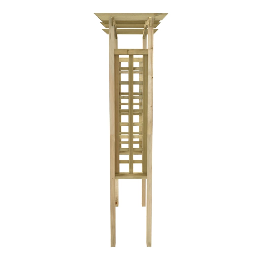 Trellis Arch 110X60X210 Cm Impregnated Solid Wood Pine