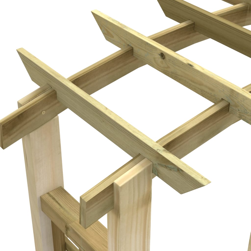 Trellis Arch 110X60X210 Cm Impregnated Solid Wood Pine