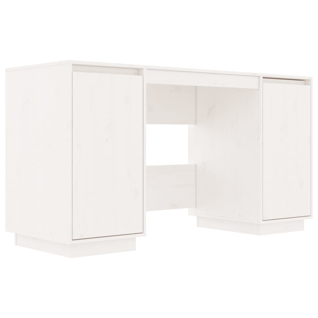 Desk 140X50X75 Cm Solid Wood Pine