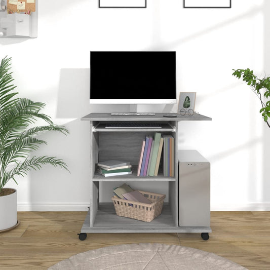 Computer Desk 80X50X75 Cm Engineered Wood