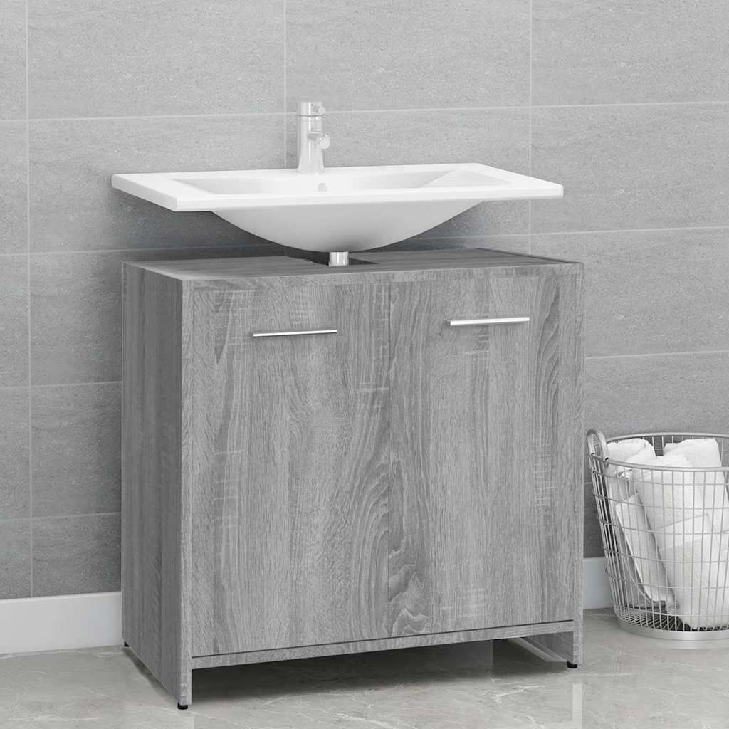 Bathroom Cabinet 60X33X60 Cm Engineered Wood