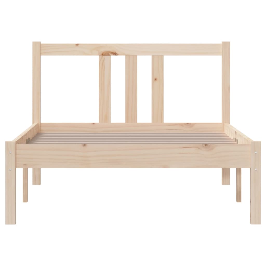 Bed Frame Without Mattress Solid Wood Single Single