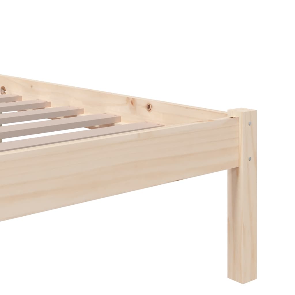 Bed Frame Without Mattress Solid Wood Single Single