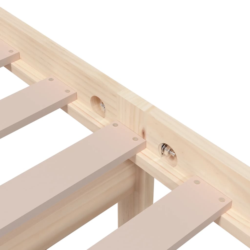 Bed Frame Without Mattress Solid Wood Single Single