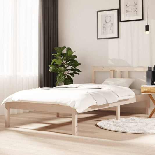 Bed Frame Without Mattress Solid Wood Single Single