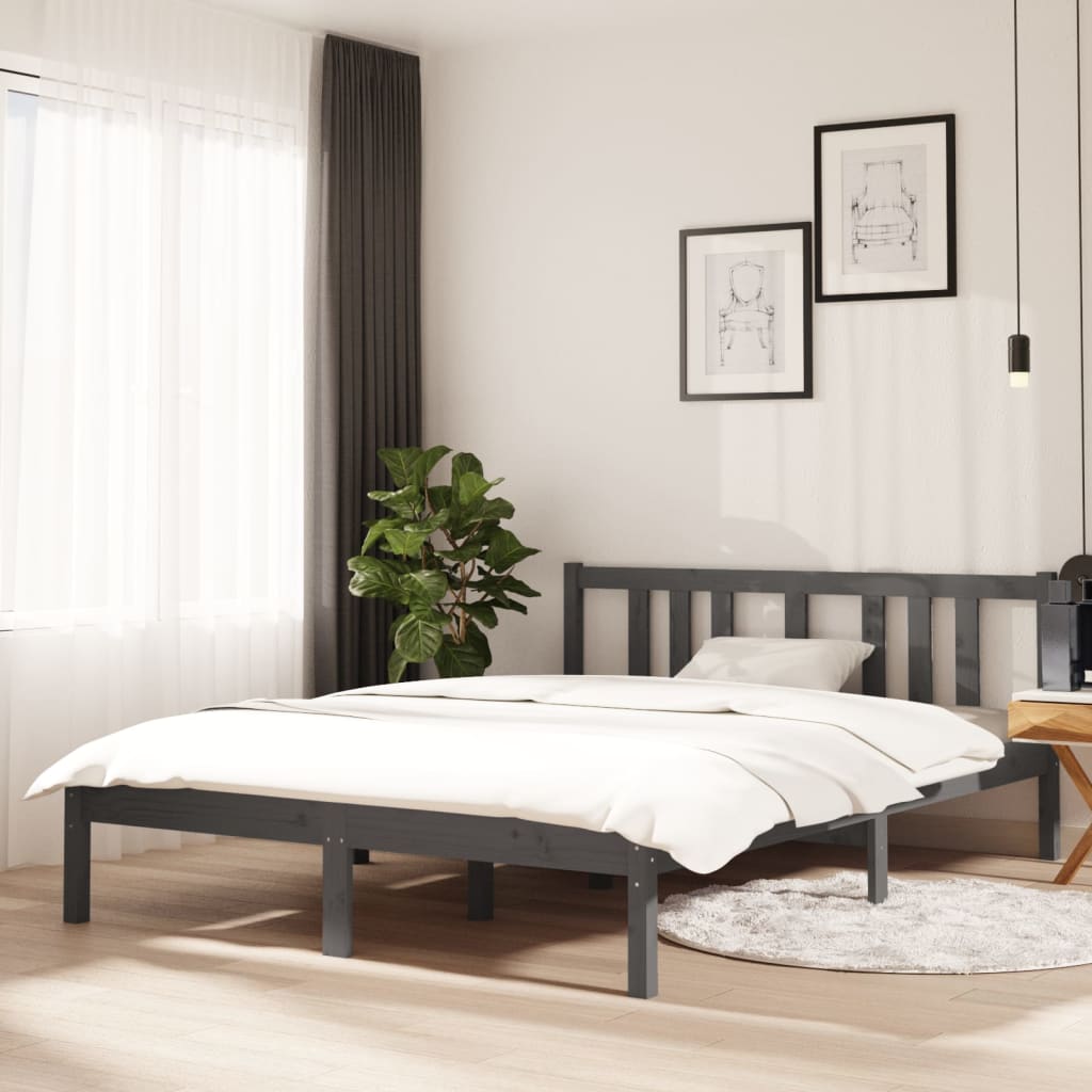 Bed Frame Without Mattress Solid Wood Single Single