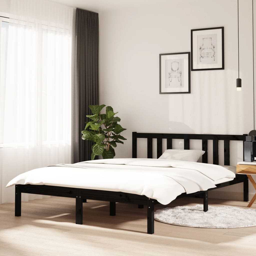 Bed Frame Without Mattress Solid Wood Single Single