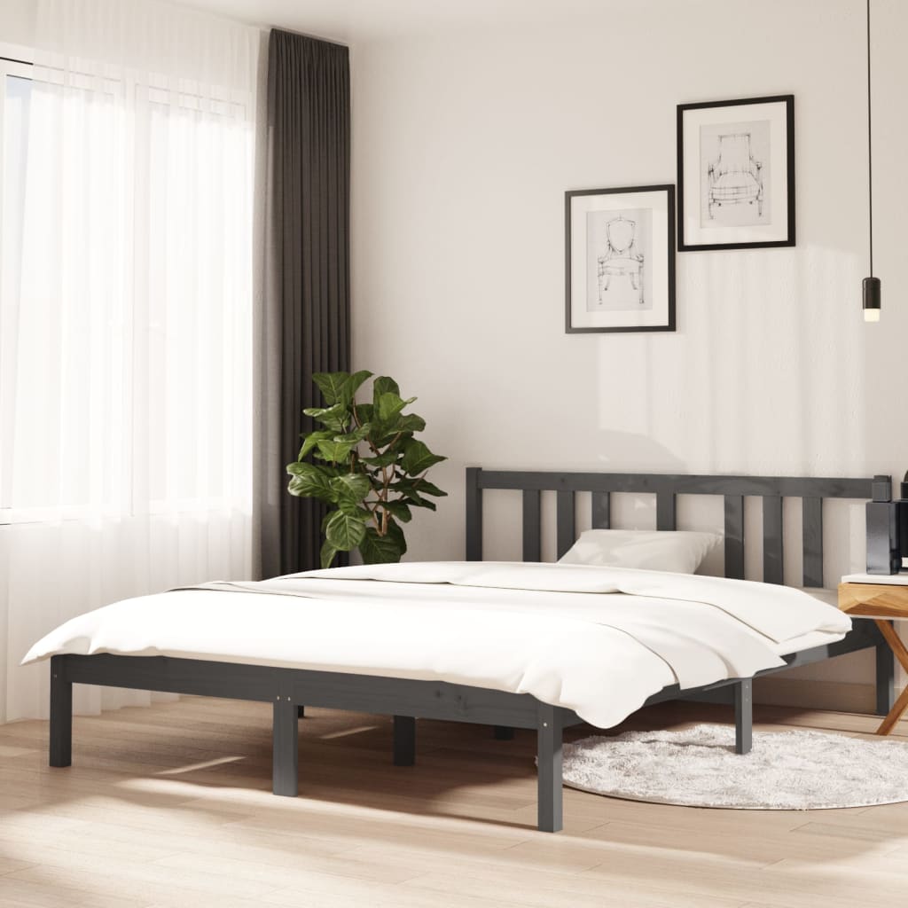Bed Frame Without Mattress Solid Wood Single Single