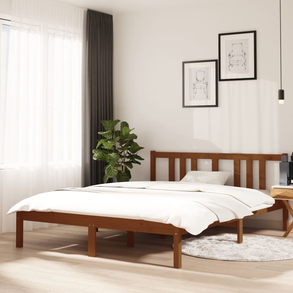 Bed Frame Without Mattress Solid Wood Single Single