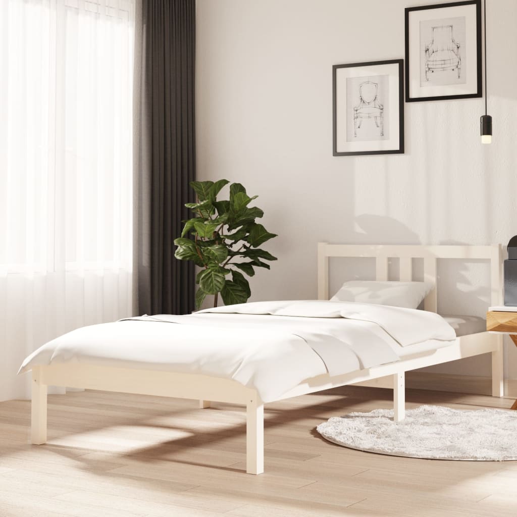 Bed Frame Without Mattress Solid Wood Single Single