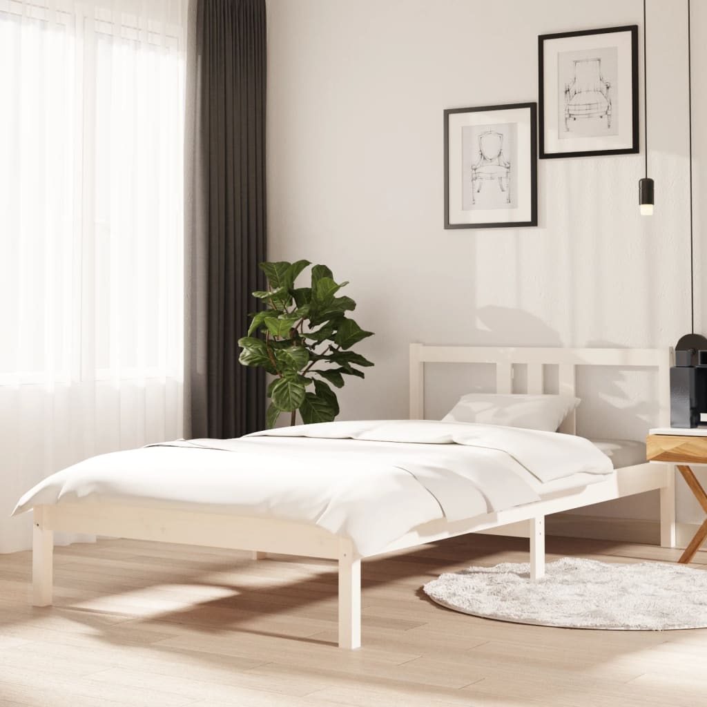 Bed Frame Without Mattress Solid Wood Single Single