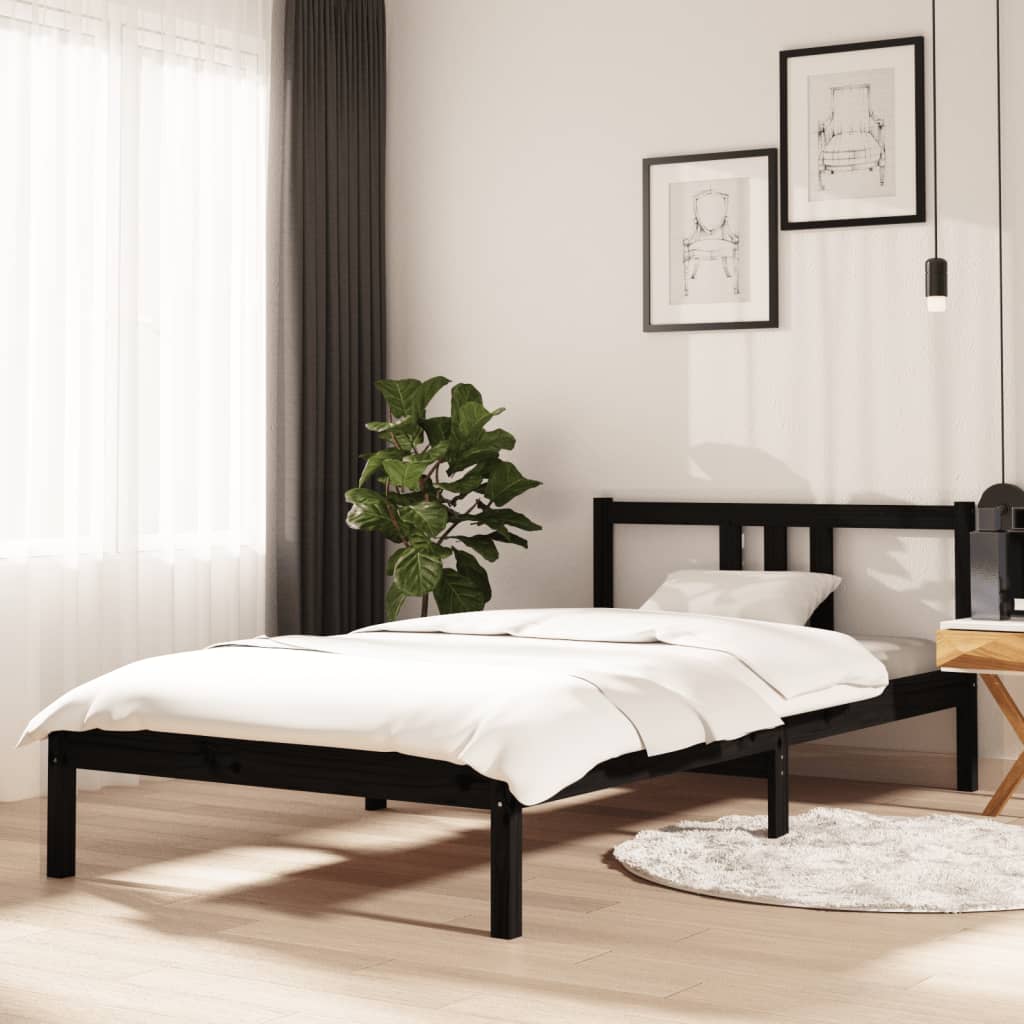 Bed Frame Without Mattress Solid Wood Single Single