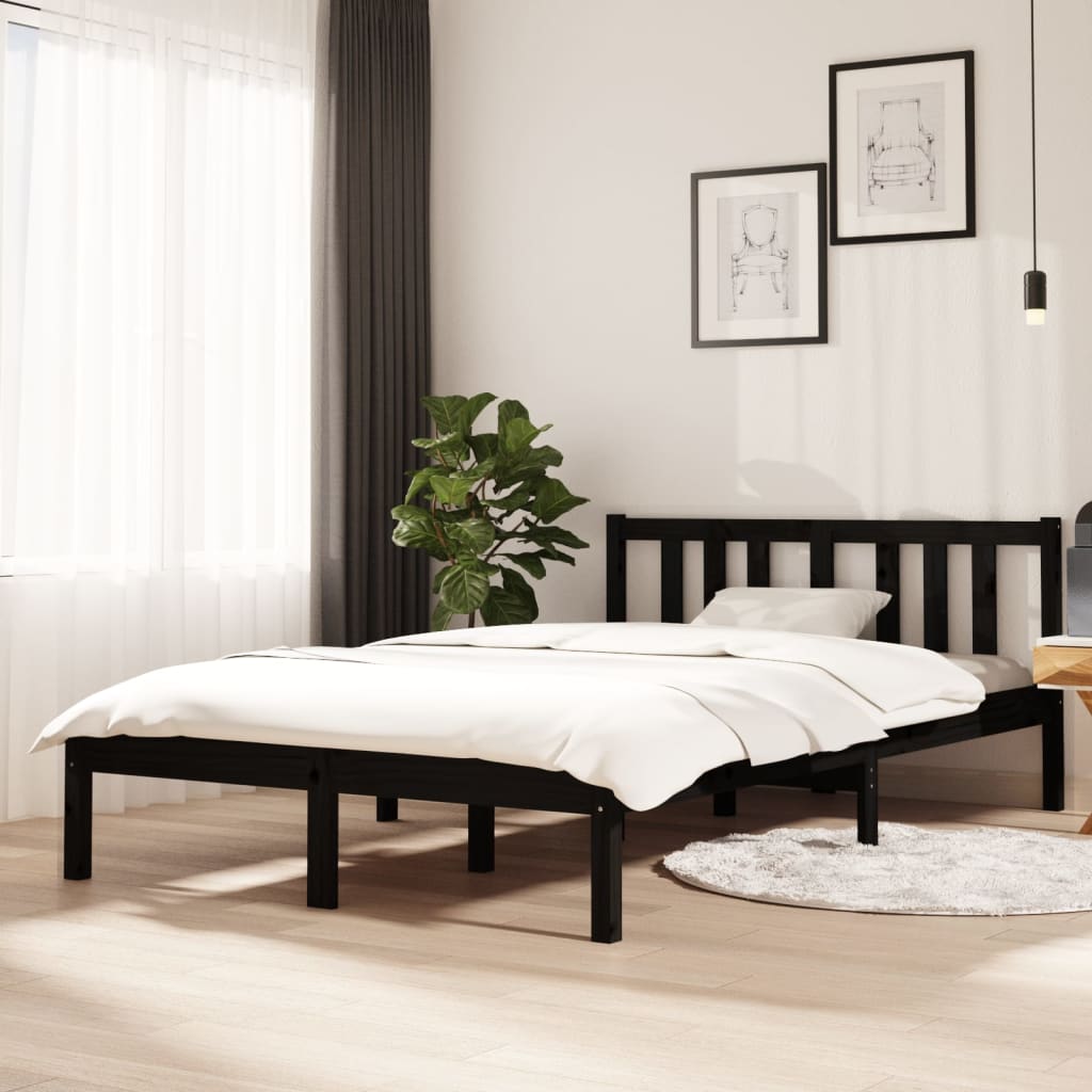 Bed Frame Without Mattress Solid Wood Single Single