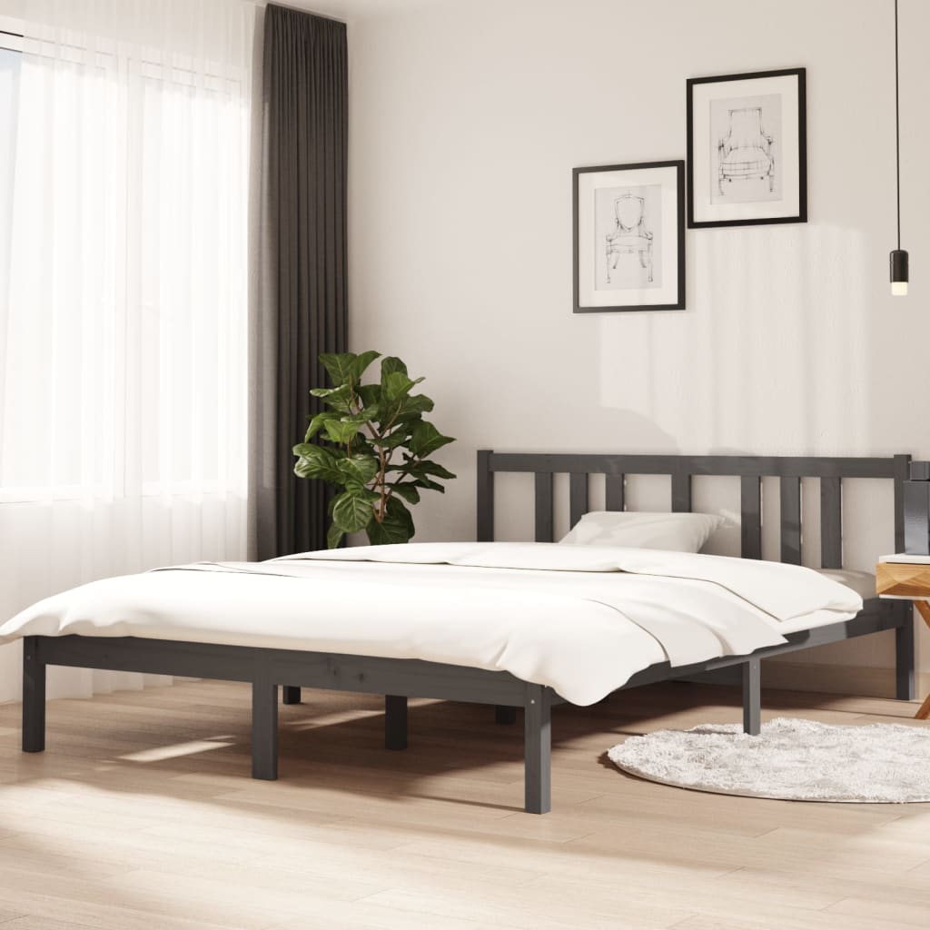 Bed Frame Without Mattress Solid Wood Single Single
