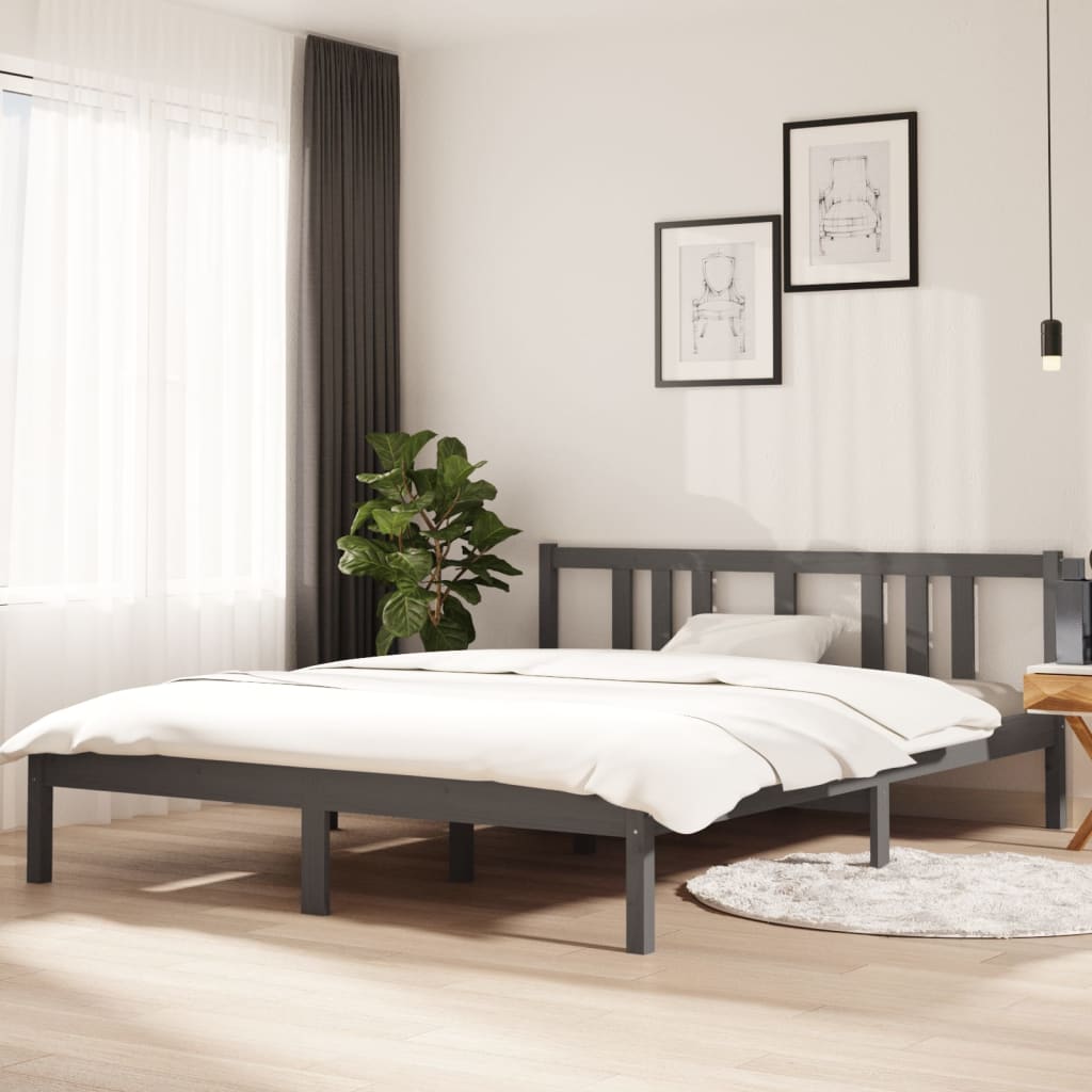 Bed Frame Without Mattress Solid Wood Single Single
