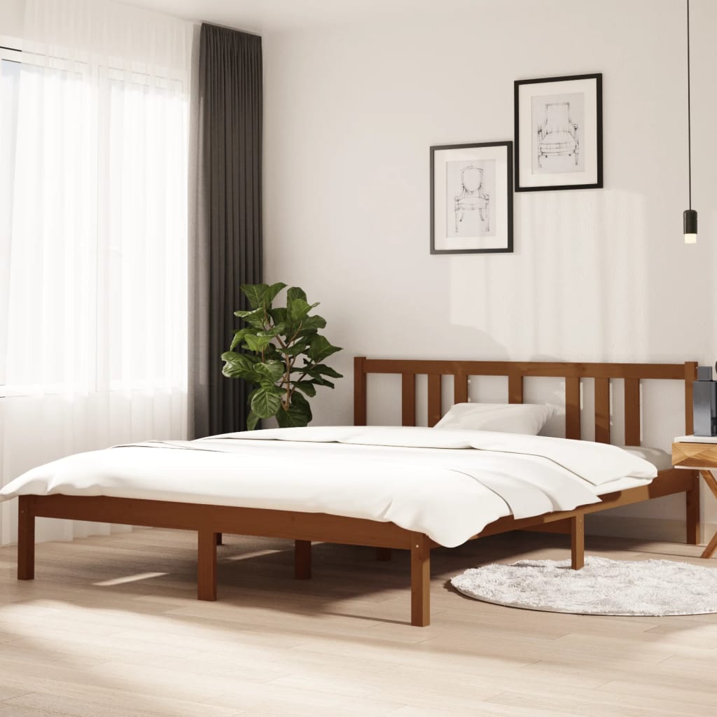 Bed Frame Without Mattress Solid Wood Single Single
