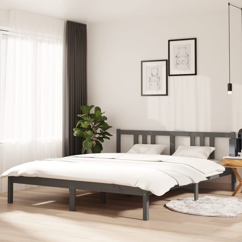 Bed Frame Without Mattress Solid Wood Single Single