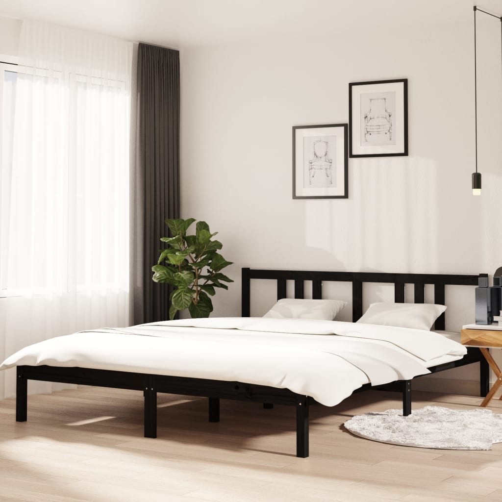 Bed Frame Without Mattress Solid Wood Single Single