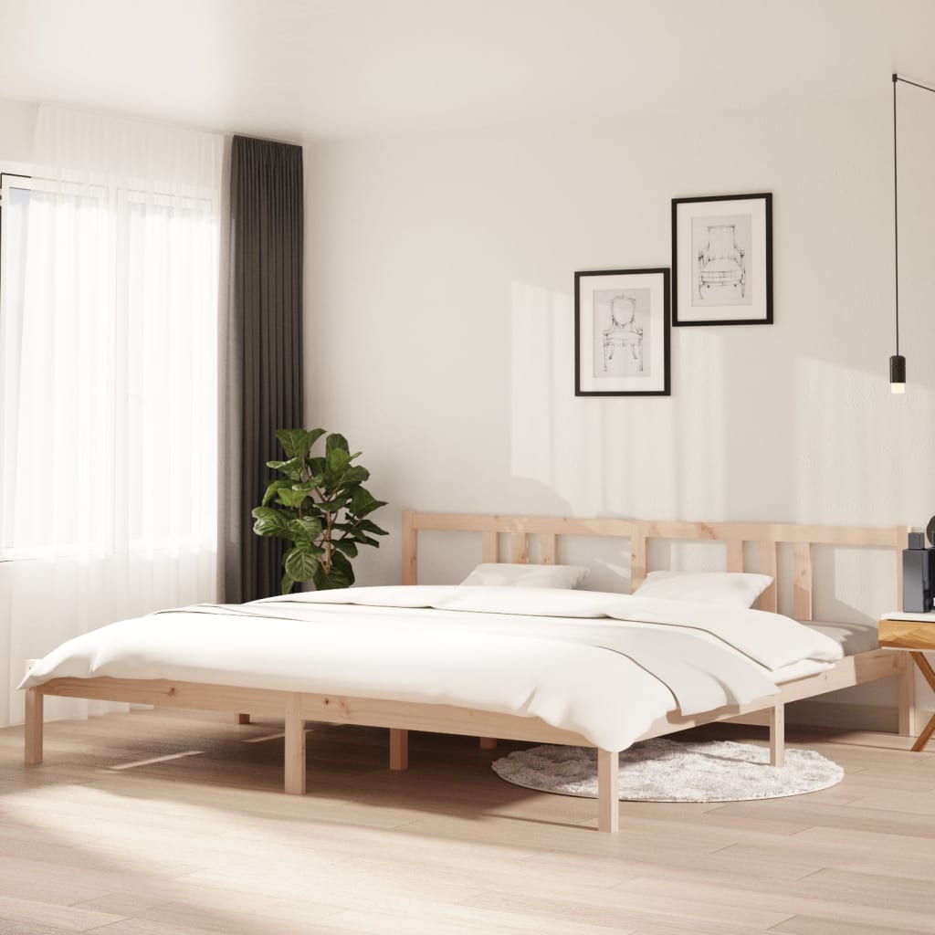 Bed Frame Without Mattress Solid Wood Single Single