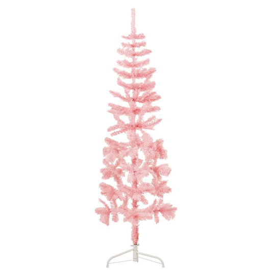Slim Artificial Half Christmas Tree With Stand