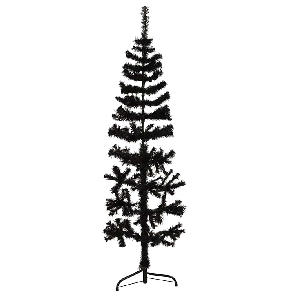 Slim Artificial Half Christmas Tree With Stand