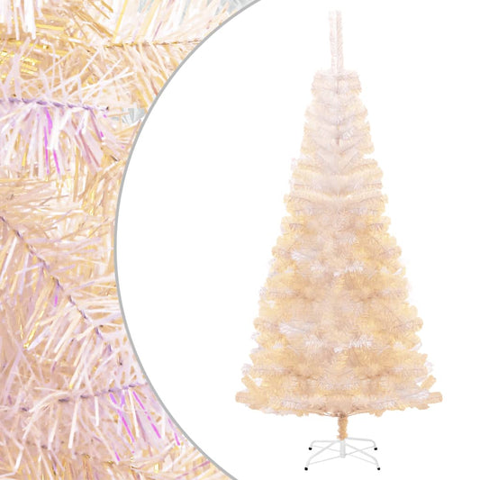 Artificial Christmas Tree With Iridescent Tips 240 Cm Pvc