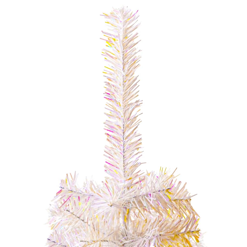 Artificial Christmas Tree With Iridescent Tips 240 Cm Pvc
