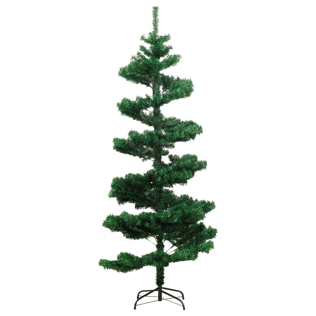 Swirl Pre-Lit Christmas Tree With Stand 150 Cm Pvc