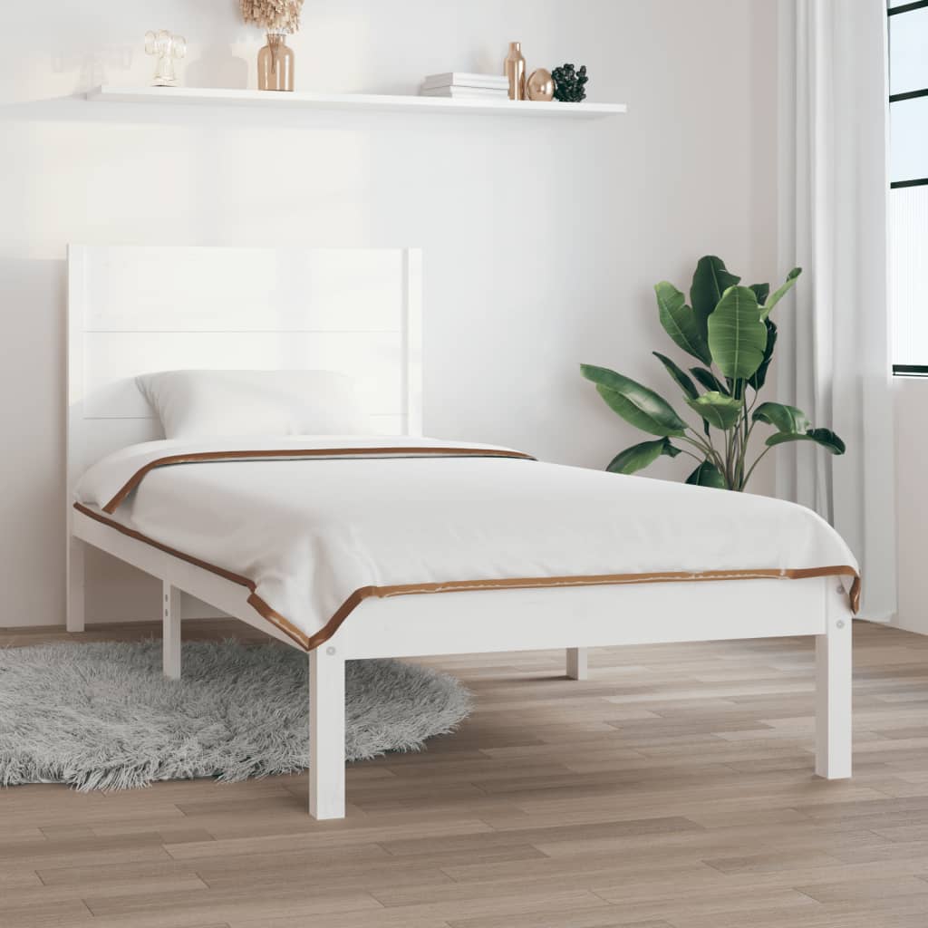 Extra Long Bed Frame Without Mattress Solid Wood