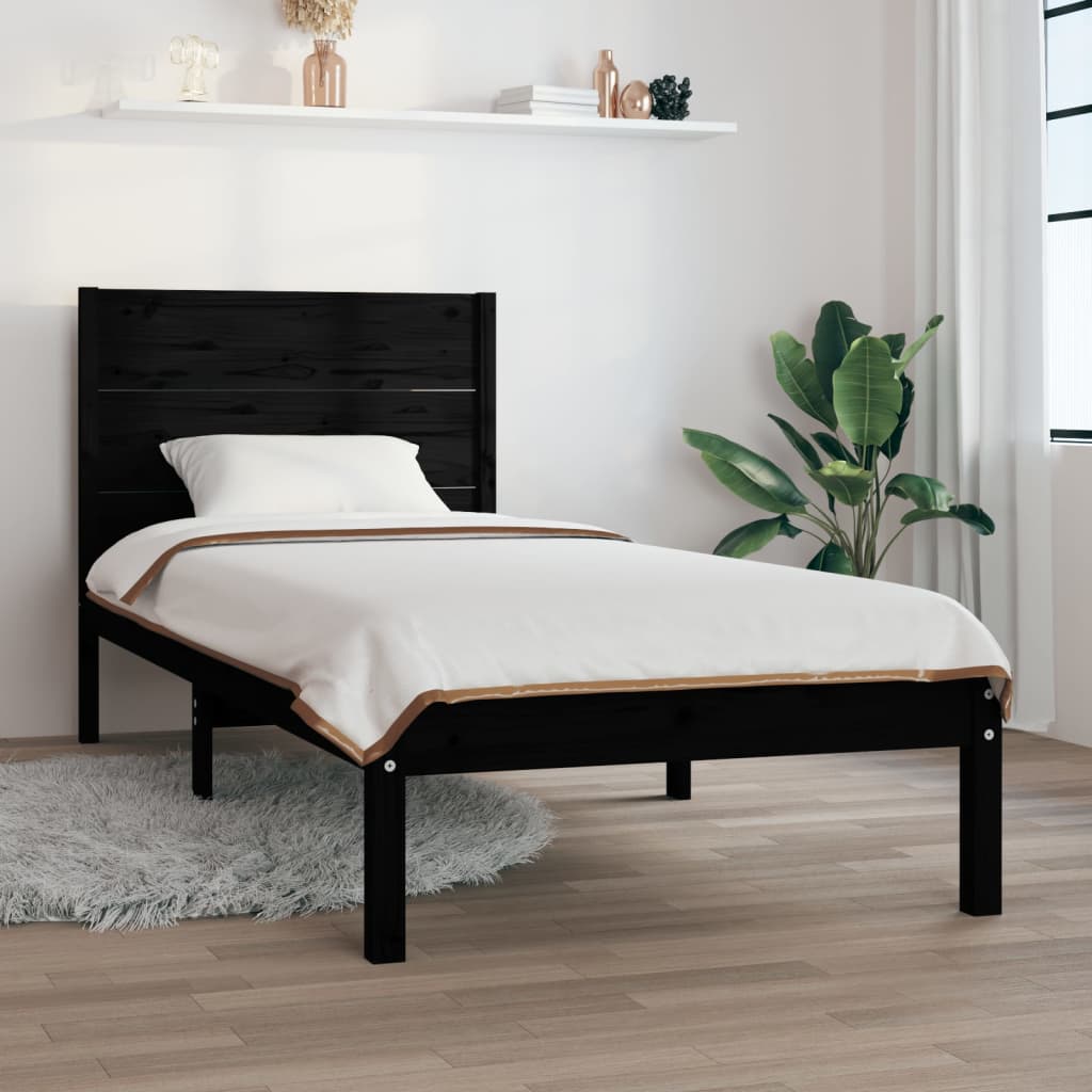 Extra Long Bed Frame Without Mattress Solid Wood