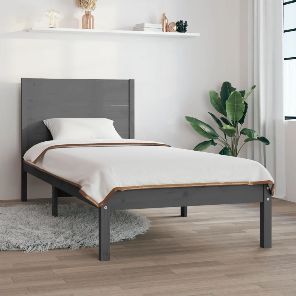Extra Long Bed Frame Without Mattress Solid Wood
