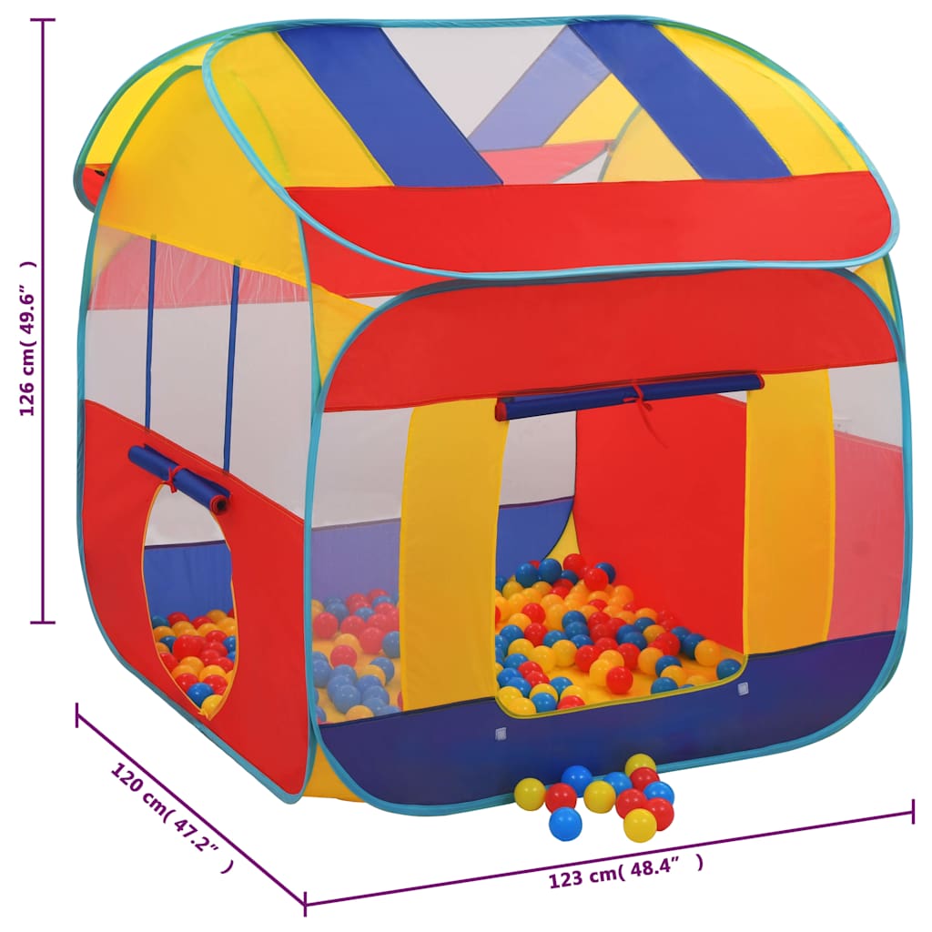 Play Tent With 550 Balls 123X120X126 Cm