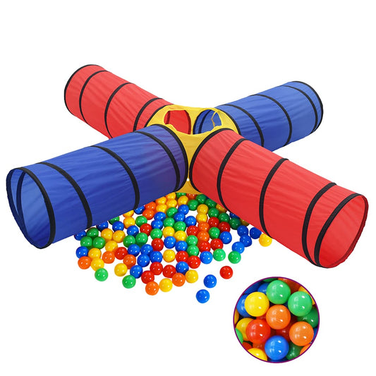Children Play Tunnel With 250 Balls Multicolour