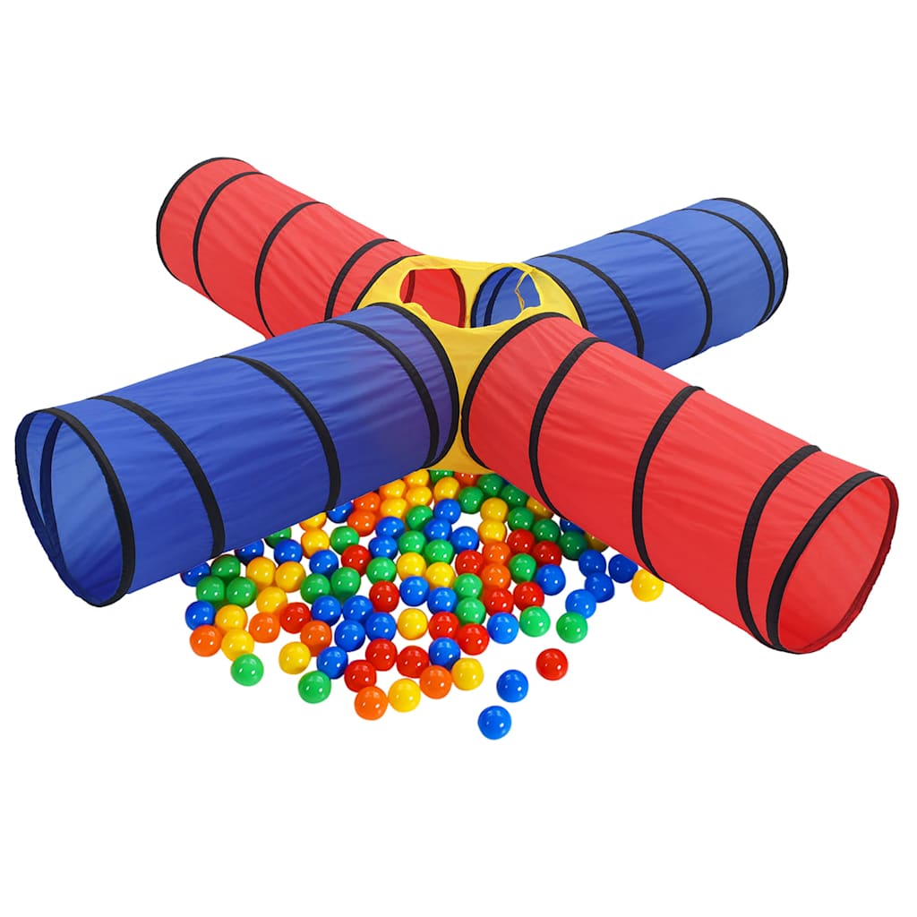 Children Play Tunnel With 250 Balls Multicolour