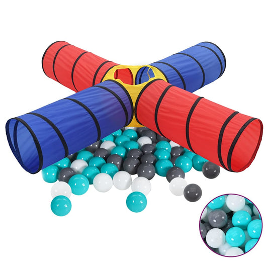 Children Play Tunnel With 250 Balls Multicolour