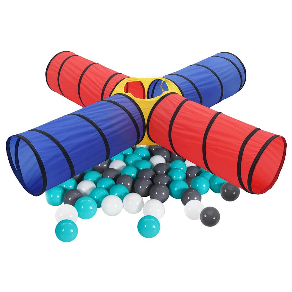 Children Play Tunnel With 250 Balls Multicolour