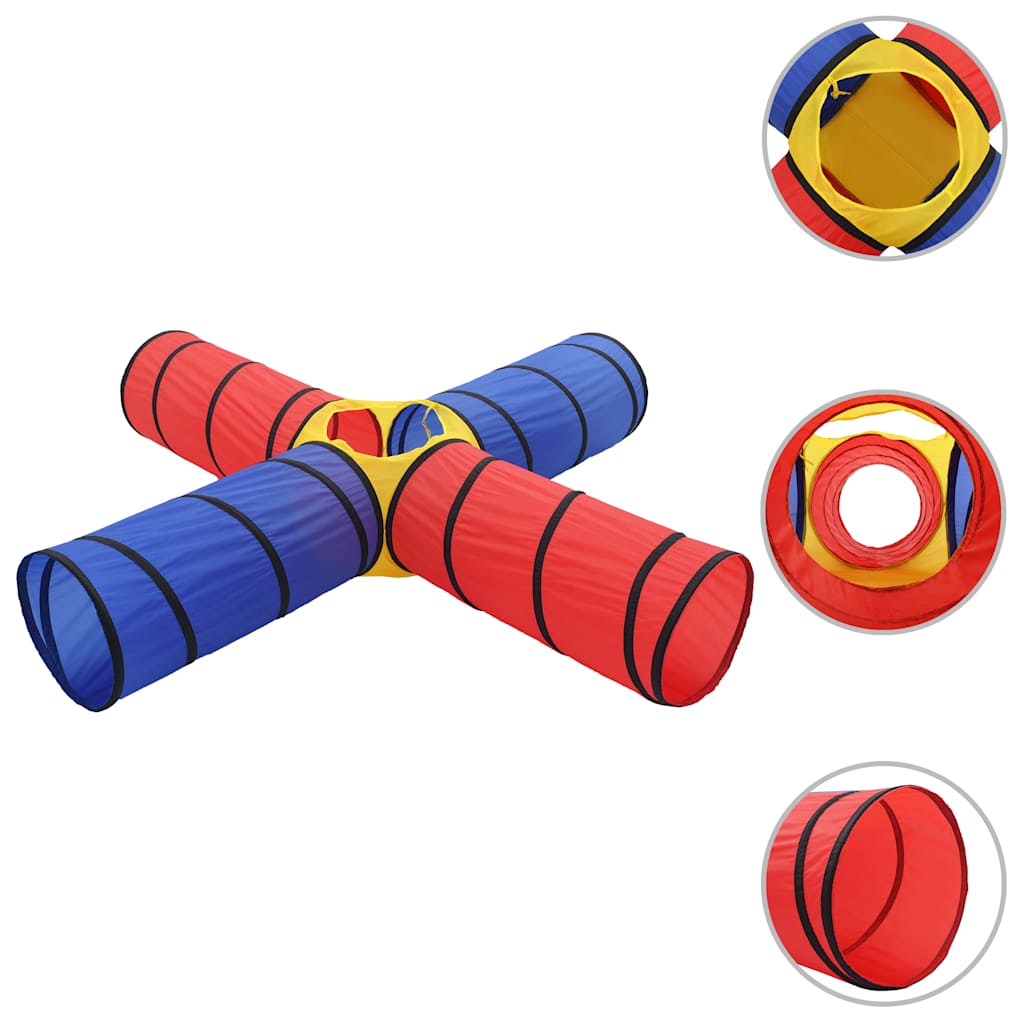 Children Play Tunnel With 250 Balls Multicolour